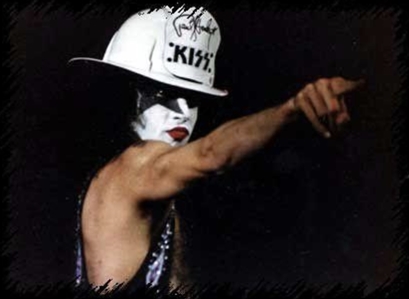 KISS 1978 - 1980 Paul Stanley Autographed & Stage Used White Fireman's Helmet w COA