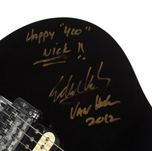 Edward Van Halen 2012 Owned, Played & Autographed Black EVH Wolfgang Guitar w COA