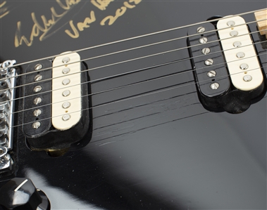 Edward Van Halen 2012 Owned, Played & Autographed Black EVH Wolfgang Guitar w COA
