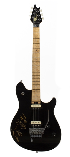 Edward Van Halen 2012 Owned, Played & Autographed Black EVH Wolfgang Guitar w COA