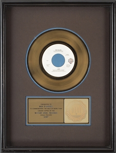 Van Halen 1984 Jump RIAA Single Sales Award Presented To Nick DAndrea