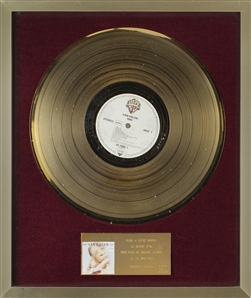 Van Halen 1984 French S.N.E.P.A. Sales Award For 1984