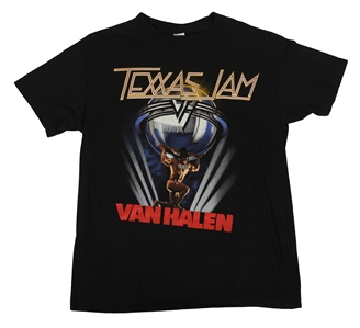 Van Halen 1986 Dallas, TX Texxas Jam Concert Shirt w/COA