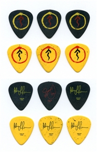 Rush 2007 Lot of 6 Alex Lifeson Snakes & Arrows Tour Guitar Picks w/COA