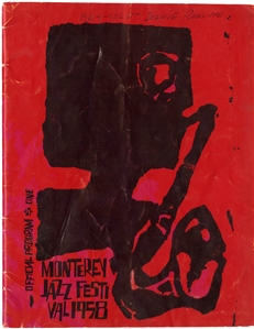 Monterey Jazz Festival 1958 Official Program