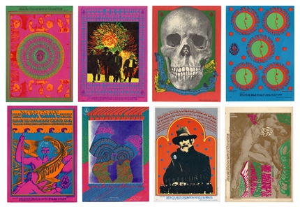 Family Dog 1967 Lot of 8 Concert Handbills
