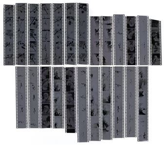 B.B. King 1970 - 1971 Lot of 107 Black & White Frames From Two Shows In Montreal