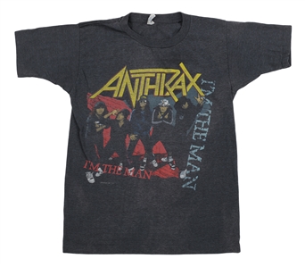 Anthrax 1987 Dan Spitz Owned Im the Man Shirt