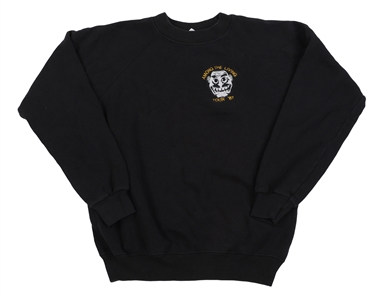 Anthrax 1987 Dan Spitz Owned Among the Living Tour Embroidered Crew Sweatshirt