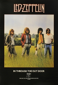Led Zeppelin 1979 Original In Through The Outdoor U.K. Album Release Poster