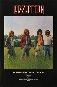 Led Zeppelin 1979 Original In Through The Outdoor U.S.A. Album Release Poster