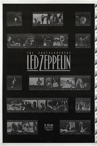 Led Zeppelin 1995 Photographers Poster Proof