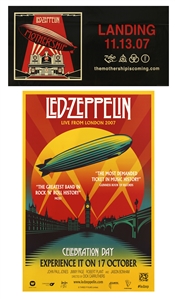 Led Zeppelin 2007 - 2012 Celebration Day and Mothership Lot of Two Posters