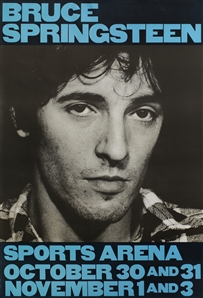 Bruce Springsteen 1981 The River Multi-Date Los Angeles Concert Poster