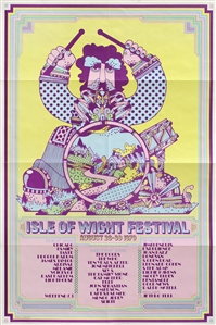 The Who 1970 Isle Of Wight Festival Poster