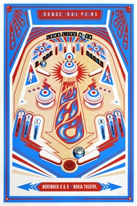 The Who 2008 Artist Proof Artist Signed Los Angeles Concert Poster