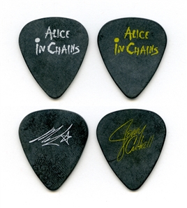 Alice In Chains 1990s - 2000s Lot of Two Guitar Picks w/COA