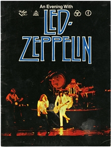 Led Zeppelin 1977 Official Tour Program
