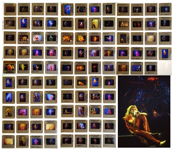 Van Halen 1979 Lot of 99 World Vacation Tour Live Photos With Transfer Rights