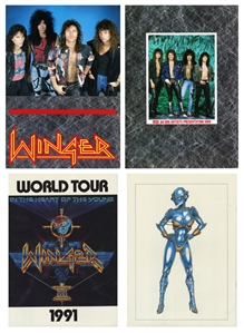 Winger 1989-1991 Lot of 2 Tour Programs