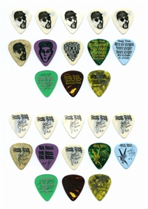Cheap Trick 1990s-2000s Lot of 13 Rick Nielsen Specialty Picks With COA