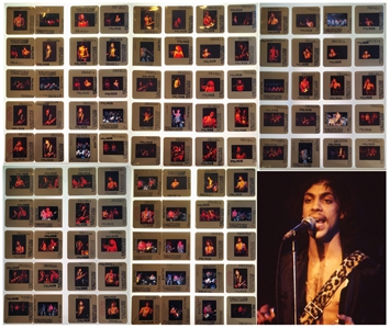 Prince 1980 Lot of 100 Live Color Positive Slides With Transfer Rights