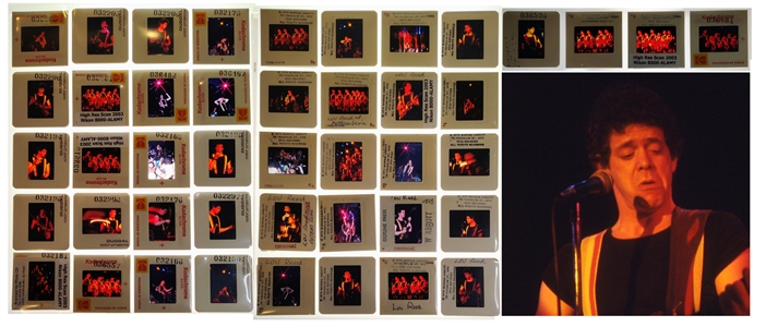 Lou Reed 1978 Live In Concert at The Bottom Line 44 Color Positive Slides