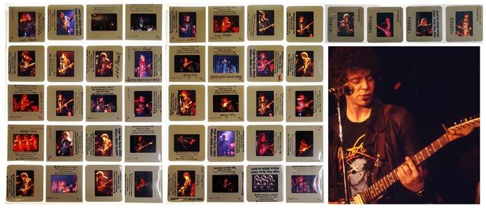 Lou Reed 1978 Live In Concert 44 Color Positive Slides