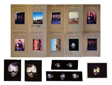 Lou Reed 1982-1983 Legendary Hearts Color Transparency Presentation Lot