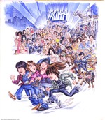 KISS 1998 Detroit Rock City Movie Original Uncensored Movie Poster Art Painting