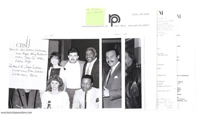 Isaac Hayes 1987 Black History Promotional Tour Photos & Press Releases