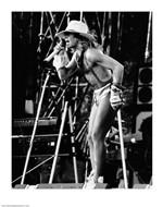 Van Halen David Lee Roth 1984 Winterthur, Switzerland Exclusive Alex Solca Signed Photo (2)