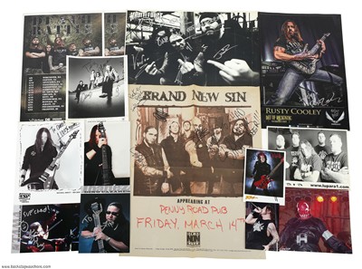 Nu Metal & Modern Metal 2000s Lot of 14 Signed / Unsigned Photos 