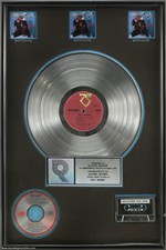 Twisted Sister 1984 Stay Hungry RIAA Triple Platinum Record Award Issued To Clayton Knowles