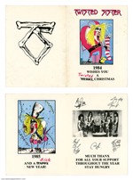 Twisted Sister 1984 Wishes You A Twisted Christmas And A Sick New Year" Card"
