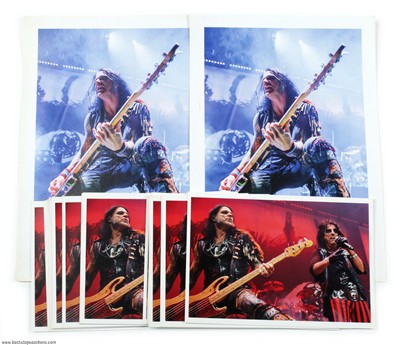 Alice Cooper 2000s Chuck Garric Bulk Photo Lot