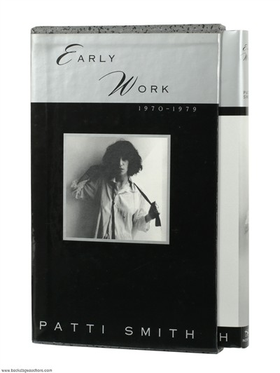 Patti Smith 1994 Early Work 1970 - 1979 Signed & Numbered Limited Edition Book