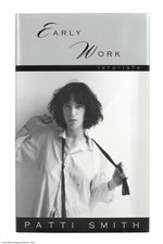 Patti Smith 1994 Early Work 1970 - 1979 Signed & Numbered Limited Edition Book