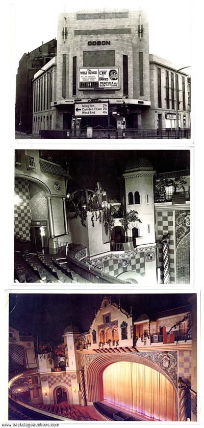 Rainbow Theatre London U.K. 1971 Set Of 3 Pre-Opening Night Original Photos