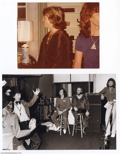 Bee Gees & Andy Gibb 1979 Miami Recording Studio Photo Lot
