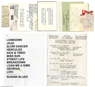 Boz Scaggs 1980s - 1990s Large Lot Of Personal Correspondence w / COA