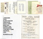 Boz Scaggs 1980s - 1990s Large Lot Of Personal Correspondence w / COA