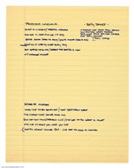 KISS Gene Simmons 1976 Original Handwritten Almost Human Lyrics w/ COA