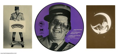 Dick Sherman Casablanca Records Executive Postcards & Parody 7-Inch Single