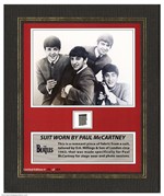 The Beatles 1963 Collectible Limited Edition Remnant Piece of Paul McCartney Suit