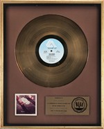 The Kinks 1979 Low Budget RIAA Gold Record Award Presented to Bob Ludwig w/ COA