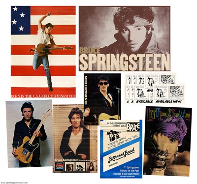 Bruce Springsteen 1978 - 1987 Lot of 15 Promotional, Tribute & Personality Posters 