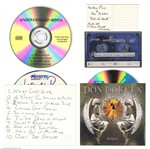 Dokken, Jeff Pilson Advance CD, Cassette & Photo Lot