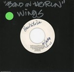 Paul McCartney & Wings 1973 Band On The Run U.S. 7-inch Test Pressing
