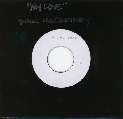 Paul McCartney & Wings 1973 My Love U.S. 7-inch Test Pressing